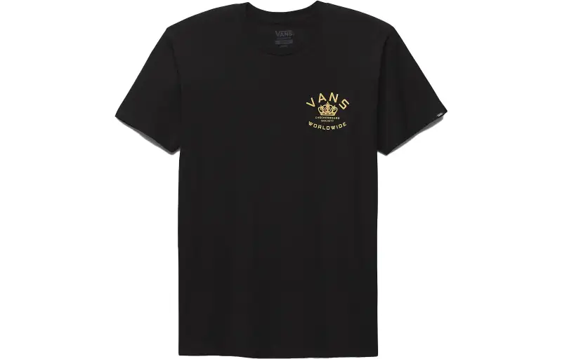 Vans Checkerboard Society T Shirt Unisex Black