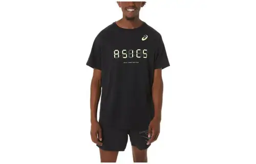 Asics Track And Field T Shirt Men's Black