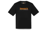 Timberland T Shirts Men's Black Crew Neck Moderate Straight Fit