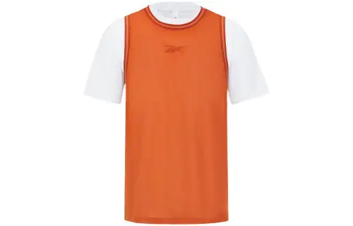 Reebok HOOP 2 In 1 VEST U T Shirt Unisex Orange