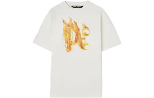 Palm Angels Burning monogram-print T-shirt