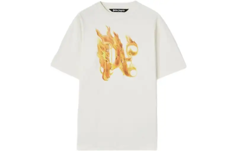 Palm Angels Burning monogram-print T-shirt