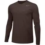Nike T Shirts Men's Brown Crew Neck Moderate