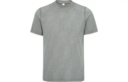 Reebok T Shirts Men's Gray Crew Neck Moderate Straight Fit