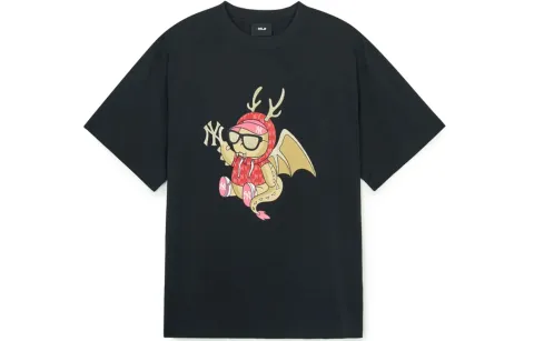 MLB Year Of The Dragon Limited Edition Collection SS24 T Shirt Unisex Black