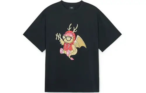 MLB Year Of The Dragon Limited Edition Collection SS24 T Shirt Unisex Black
