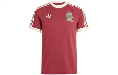 adidas originals Mexico Adicolor 3-Stripes Tee Burgundy