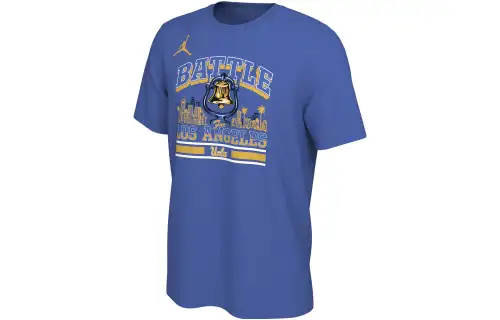 Jordan College T Shirt T Shirt Men's Blue
