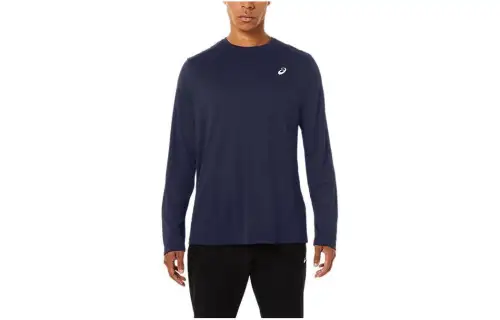 Asics LONG SLEEVE CORE T Shirt Men's Dark Blue