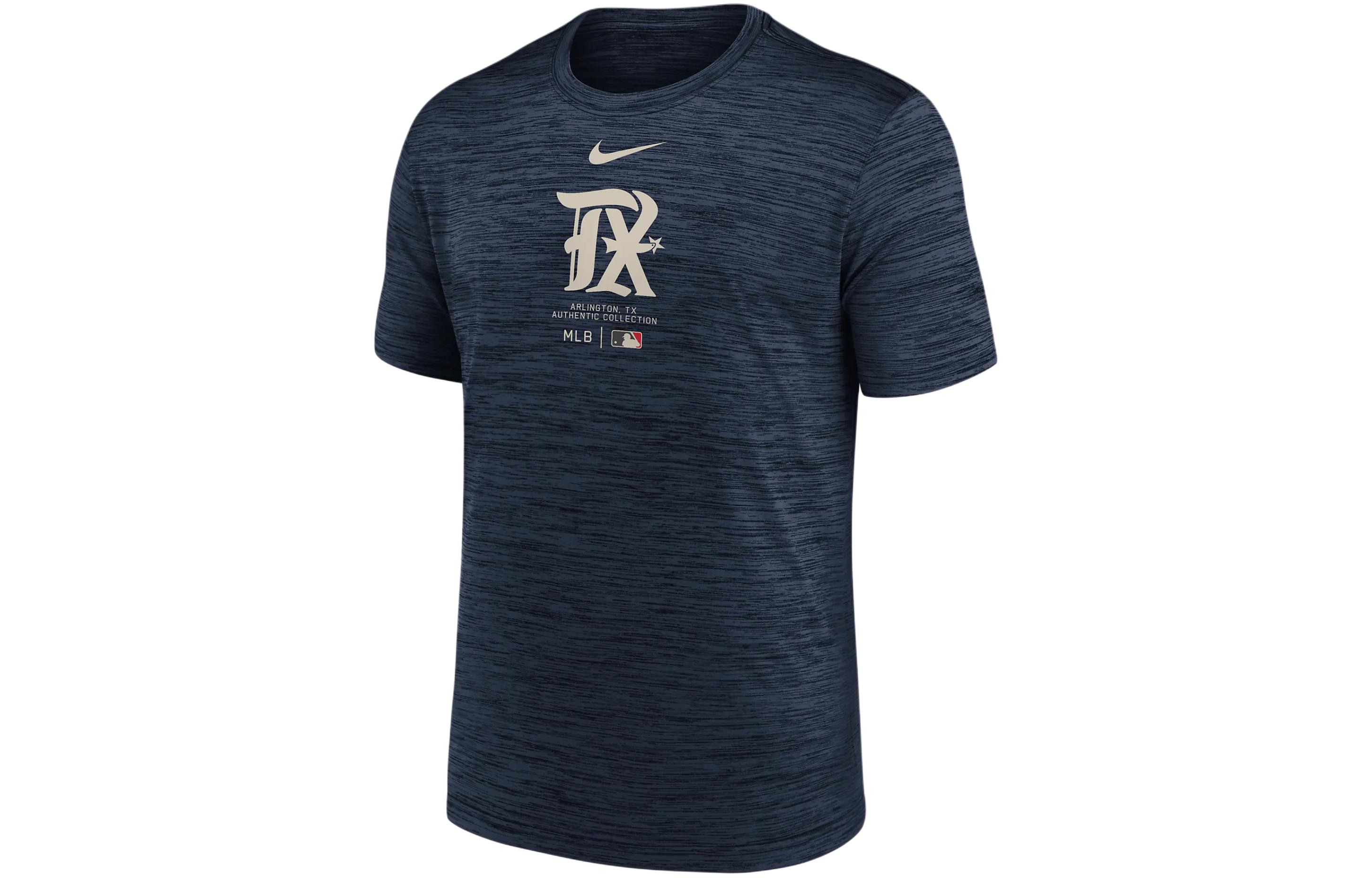 Nike Texas Rangers Authentic Collection City Connect Velocity Women's Nike Dri FIT Mlb T Shirt