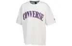 Converse T Shirts Men's White Crew Neck Moderate Straight Fit