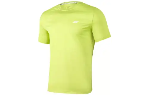 Skechers T Shirts Men's Green Crew Neck Moderate Straight Fit