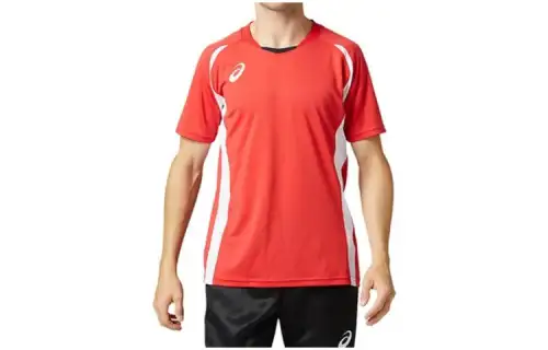 ASICS Game Shirt T Shirt Unisex Red