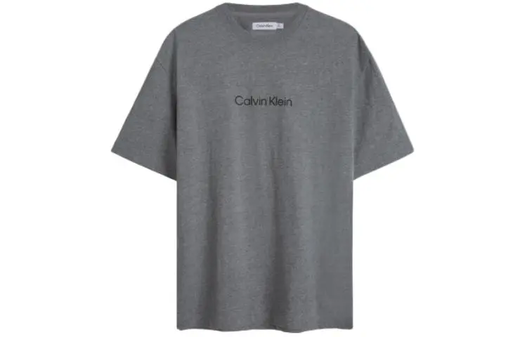 CALVIN KLEIN T Shirt Unisex Gray