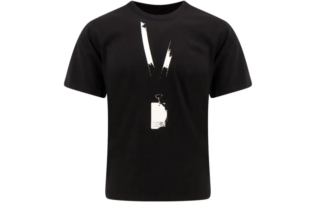 MM6 Maison Margiela SS24 T Shirt Men's Black