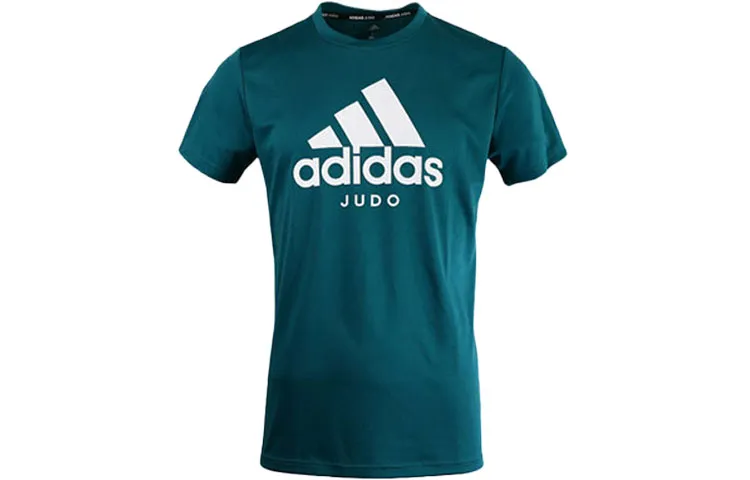 Adidas T Shirt Unisex Green White