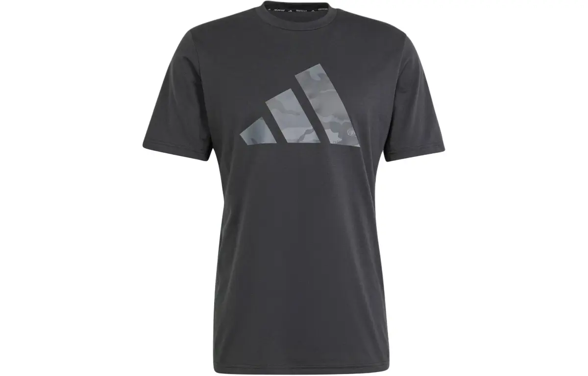 Adidas Train Essentials Seasonal Brand Love Camo Tee