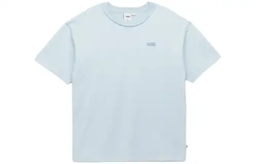 Vans OTW T Shirts Unisex Sky Blue Crew Neck Moderate