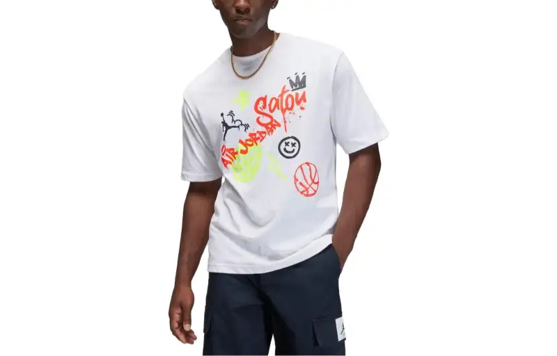 Jordan Satou T Shirt Men's White