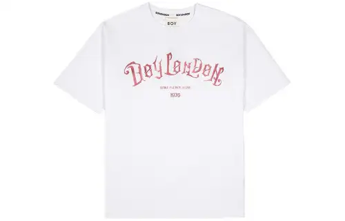 Boy London Drop Shoulder Sleeve T Shirt Unisex White
