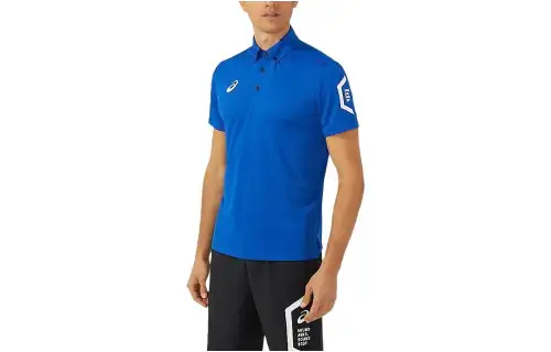 ASICS T Shirts Men's Blue Moderate Straight Fit