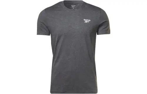 Reebok T Shirts Men's Gray Crew Neck Moderate Straight Fit