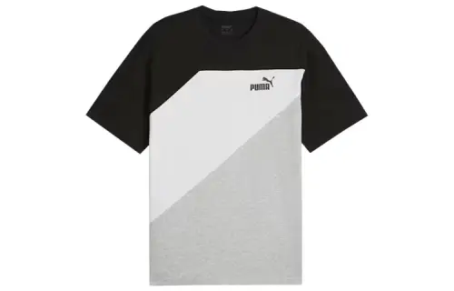 PUMA POWER Colorblock&nbsp;Men's Tee T Shirt Men's Black