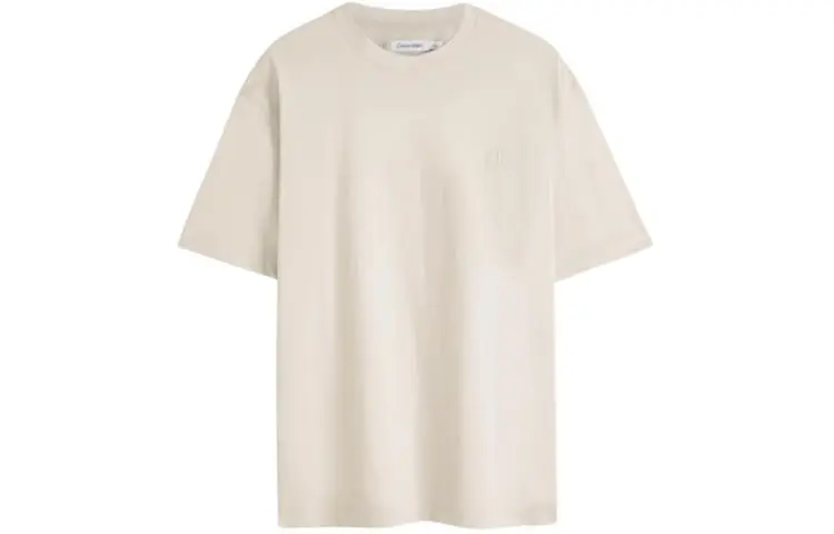 CALVIN KLEIN T Shirt Unisex Eggshell Color