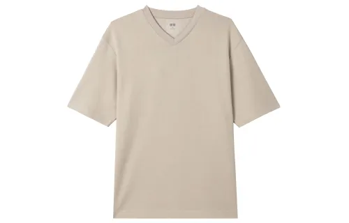 UNIQLO AIRism T Shirt Men's Beige