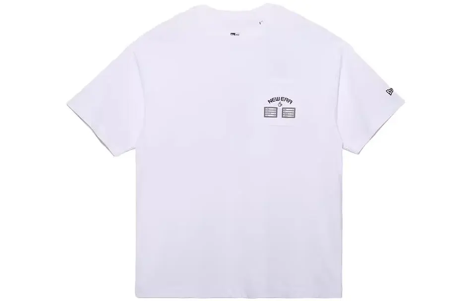 New Era T-Shirts Unisex White Crew Neck Moderate