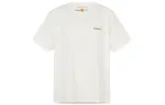 Timberland T Shirts Men's Vintage White Crew Neck Moderate Straight Fit