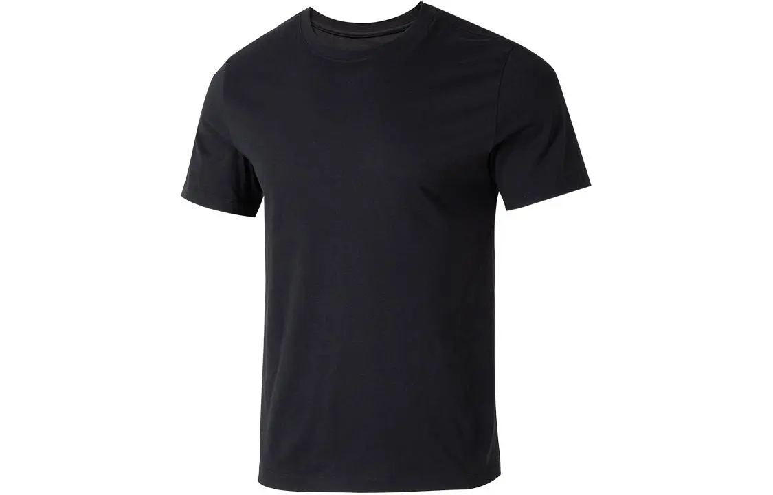 Nike T-Shirts Men's Black Crew Neck Moderate