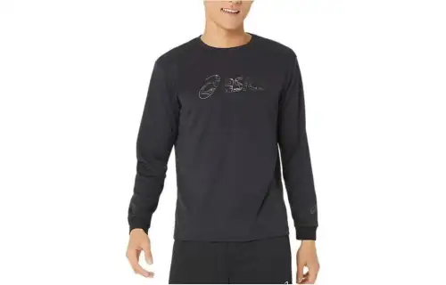 ASICS T Shirts Men's Bronze Crew Neck Moderate Straight Fit
