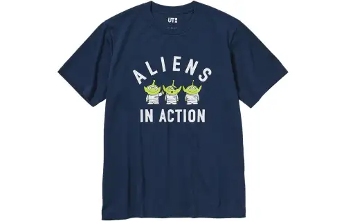 UNIQLO T Shirt Unisex Navy Blue