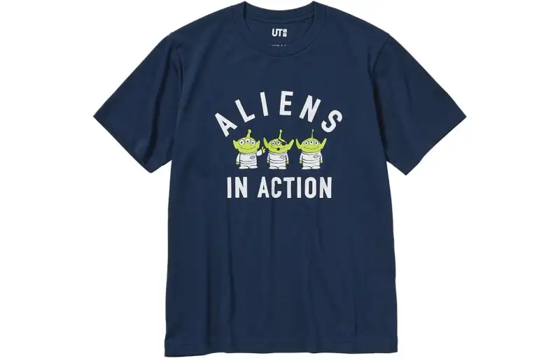 UNIQLO T Shirt Unisex Navy Blue