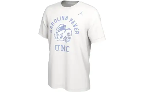 Jordan T Shirts Men's White Crew Neck Moderate Straight Fit