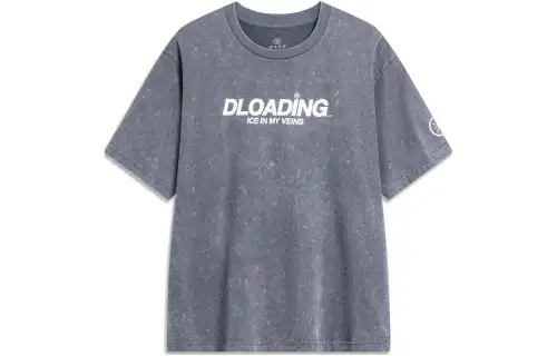 Li Ning T Shirt Unisex Ebony Black