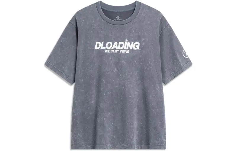 Li Ning T Shirt Unisex Ebony Black
