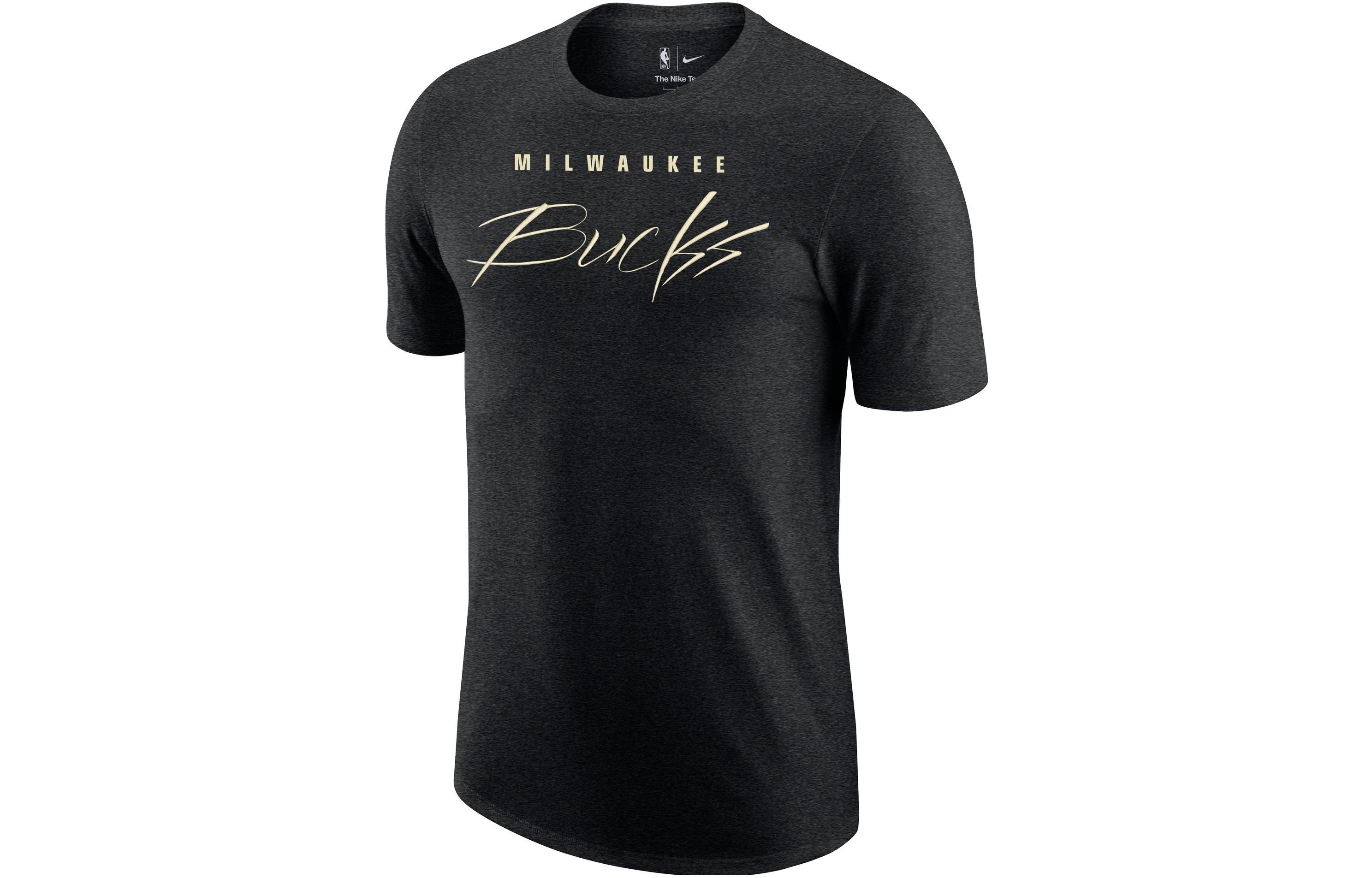 Nike Nba Milwaukee Bucks Courtside Max 90 Loose Fit T shirt