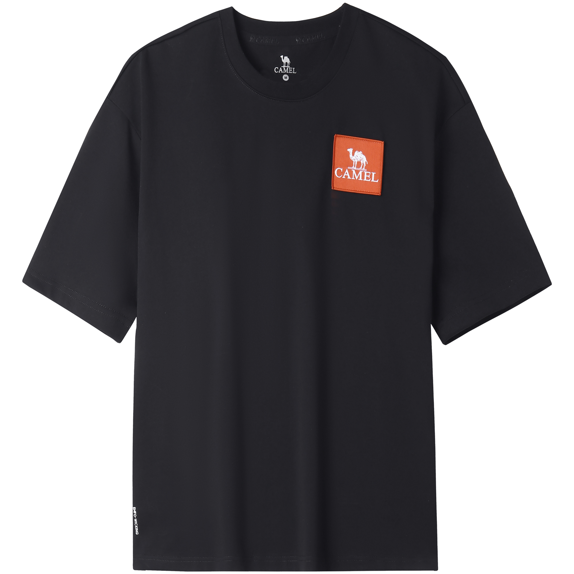 CAMEL Urban Function Series Quick Dry T Shirts Unisex Crew Neck Moderate Straight Fit