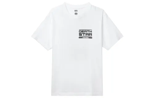 UNIQLO UT T Shirts Unisex White Crew Neck Moderate