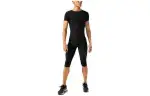 ASICS T Shirts Men's Black Crew Neck Moderate Other