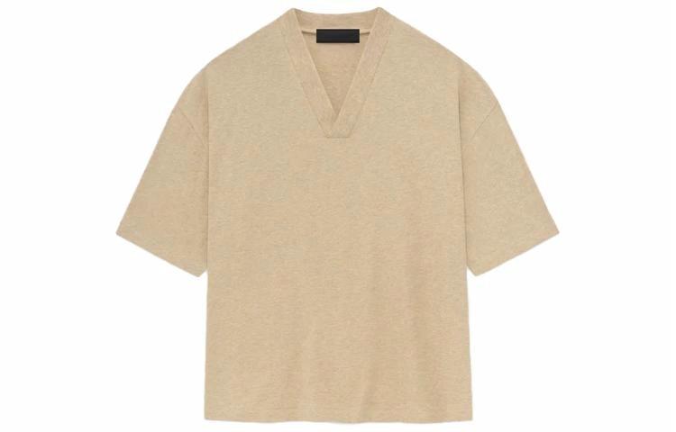 Мужская футболка Fear of God Essentials FW23 (золотистая)