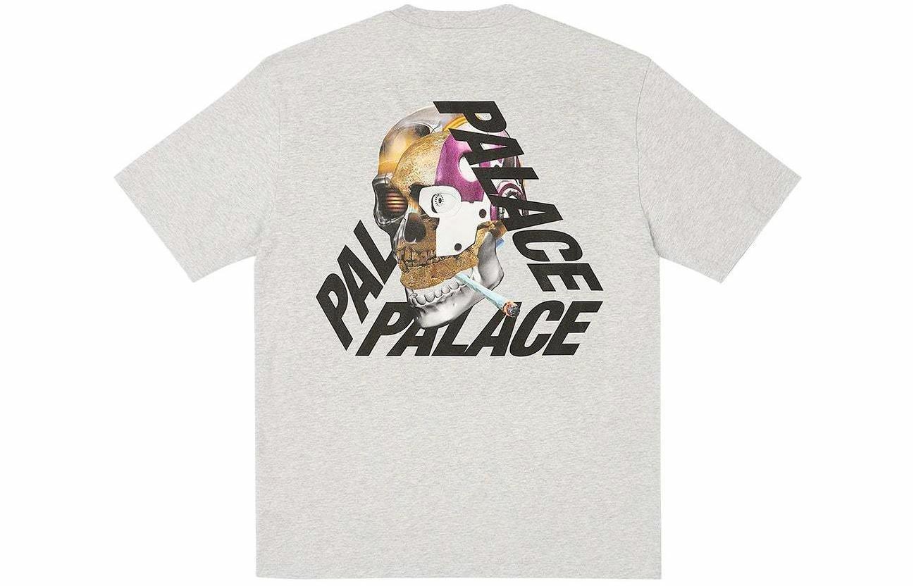 Футболка Palace SS24 Скулл (серая)