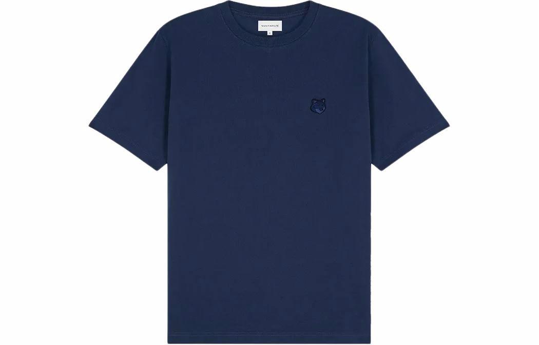 Мужская футболка Maison Kitsune SS24 (синяя)