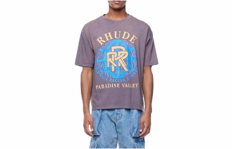 Мужская футболка RHUDE (серая)