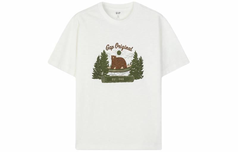 Футболка GAP Animal Pattern (белая)