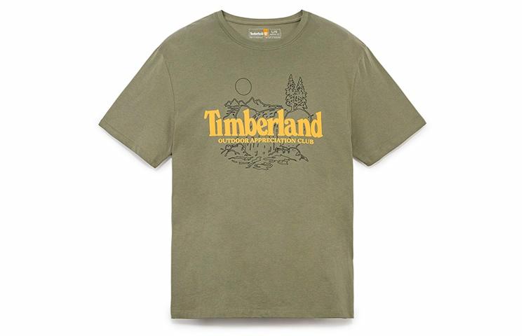 Мужская футболка Timberland Outdoor T-shirt (зеленая)