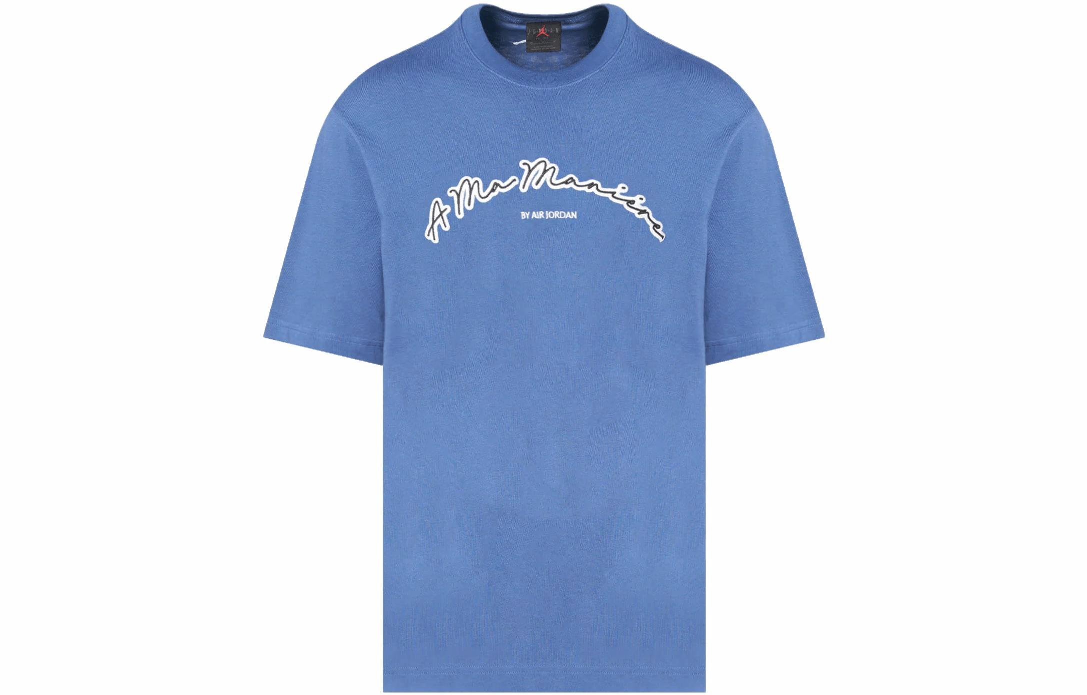 Футболка Jordan x A Ma Maniére Embroidery Tee (синяя)