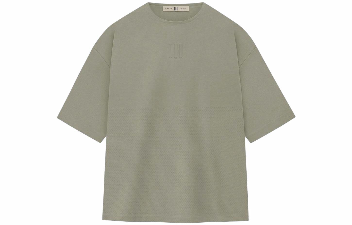 Футболка Fear of God x adidas Athletics (бежевая)